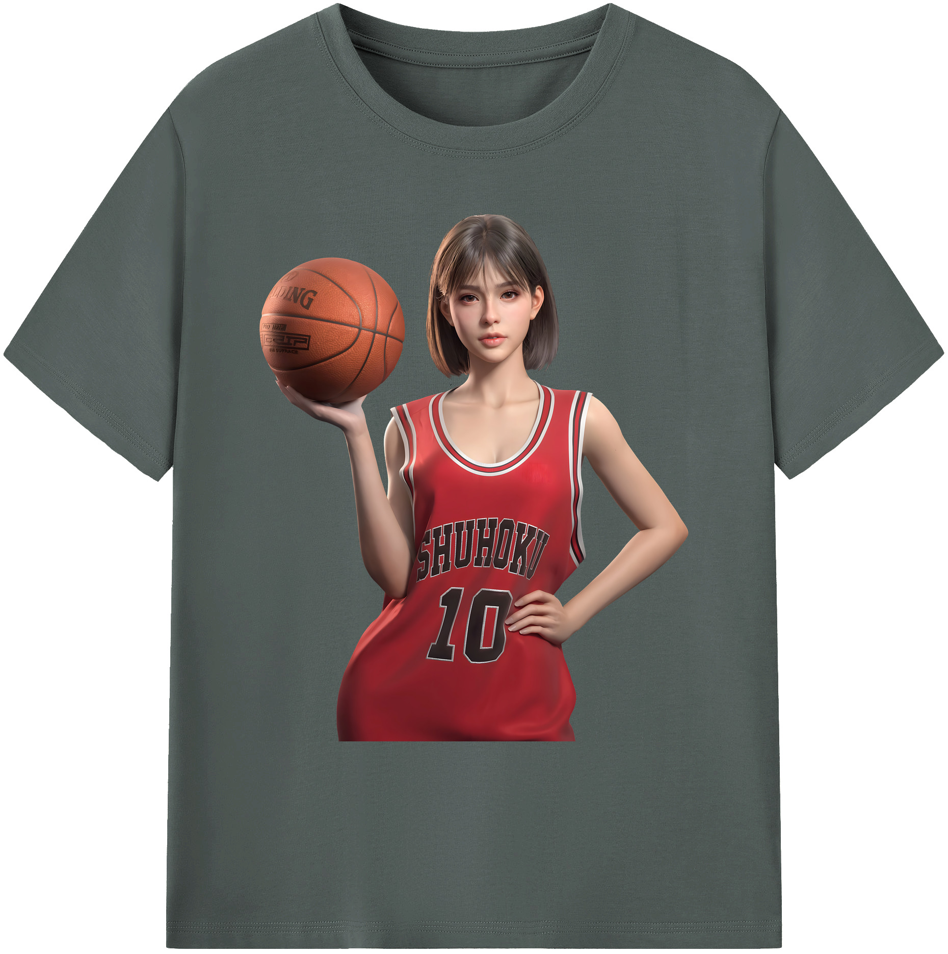 （画像用） SLAM DUNK／スラムダンク 綿100％ メンズ半袖Tシャツ｜肌触りやわらか＆通気性